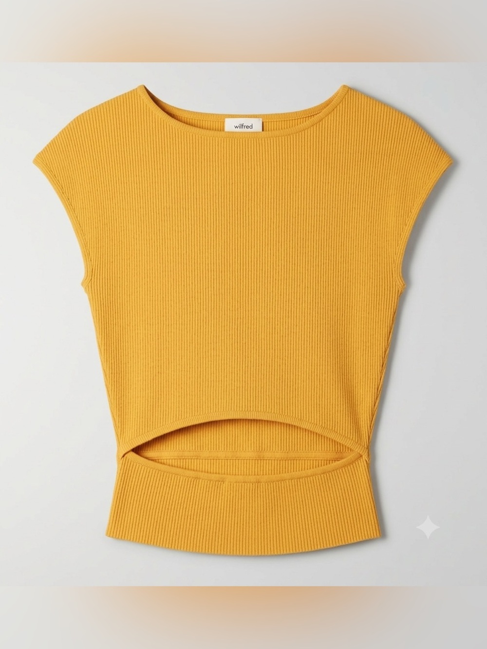 Wilfred Cut Out Yacine Top - Tuscan Yellow - Size XS